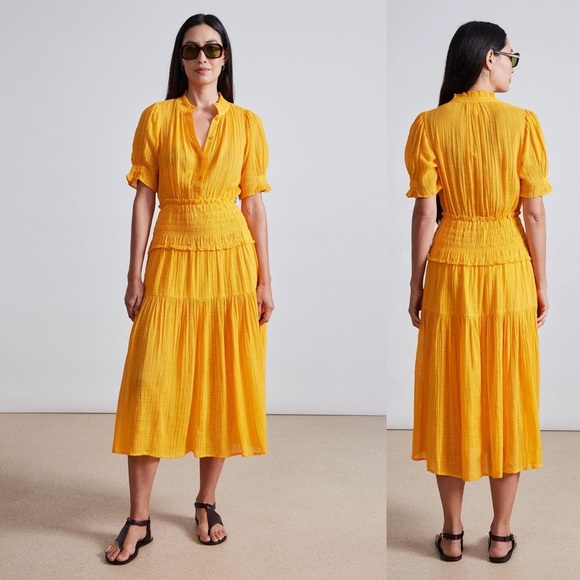 Apiece apart Las Alturas Midi Dress - Picture 1 of 7